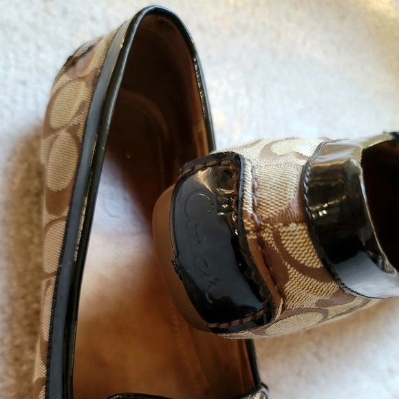 Coach Frida Women's Monogram Loafers Size 9.5 B - Picture 5 of 9